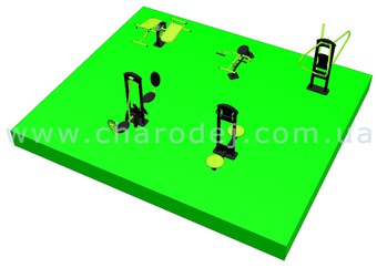 Проект спортивной площадки - 11 (42 м.кв.)